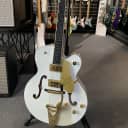 Gretsch G6136TG Players Edition Falcon Hollow Body with Bigsby 2021 - Present White