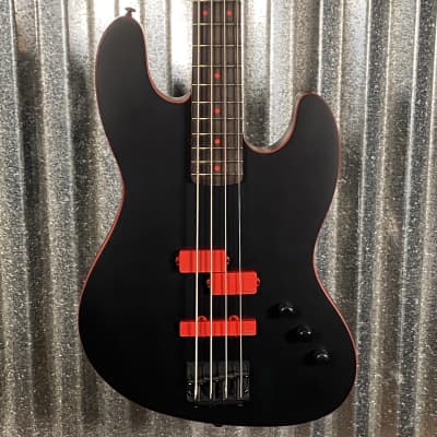 ESP LTD FBJ-400 Frank Bello 4 String Bass EMG PJ Black Satin #0307 Used image 1