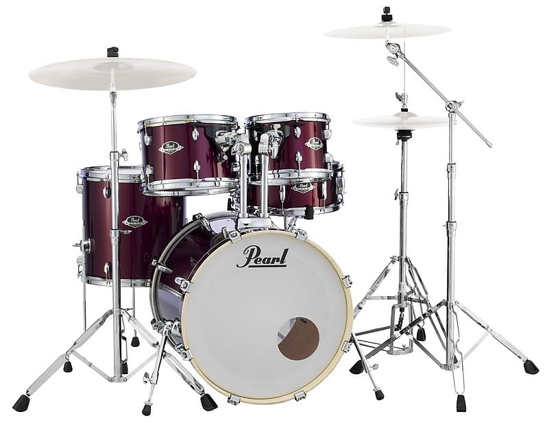 Pearl Exx725pc760 Export Series 5-piece Drum Shell Pack, 