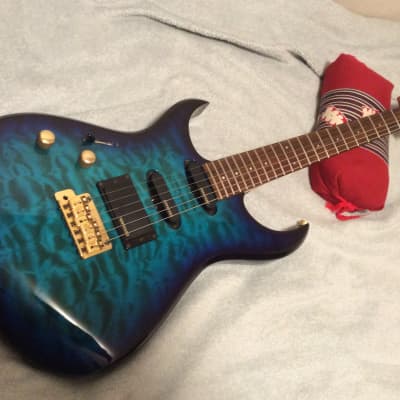 価値上昇FERNANDES Fernandes FGZ-420L 1999 Blueburst LH left handed Japan