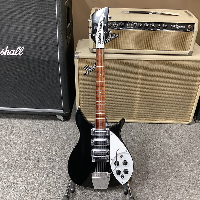 1989 Rickenbacker 325 Jetglo Tremolo John Lennon Reverb