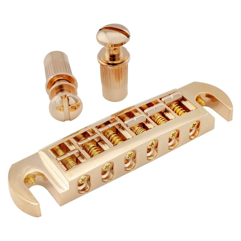 6-String Hardtail Fixed Bridge For Electric Guitar With Brass Saddles, –  Musician Outfitters