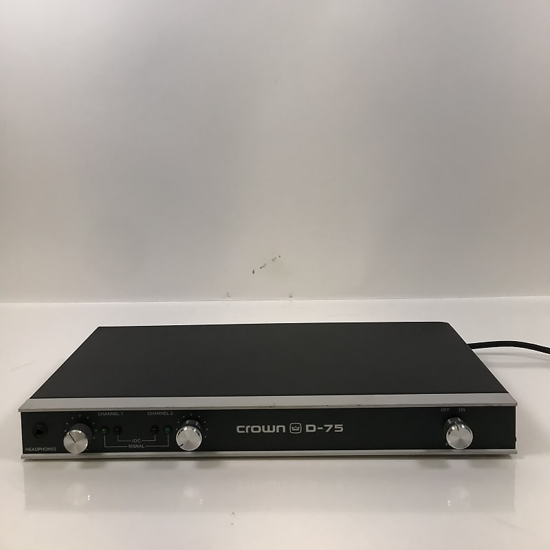 Crown D75 Stereo Power Amplifier Reverb UK