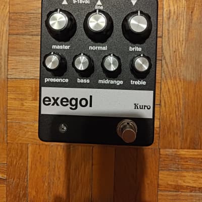 Kuro Custom Audio Exegol Sunn Model T preamp pedal 2023 - Black