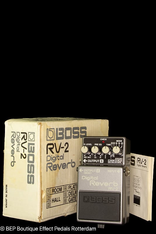 ギター BOSS Digital Reverb RV-2 made in japan Boss RV-2 Digital Reverb - Pedal on ModularGrid