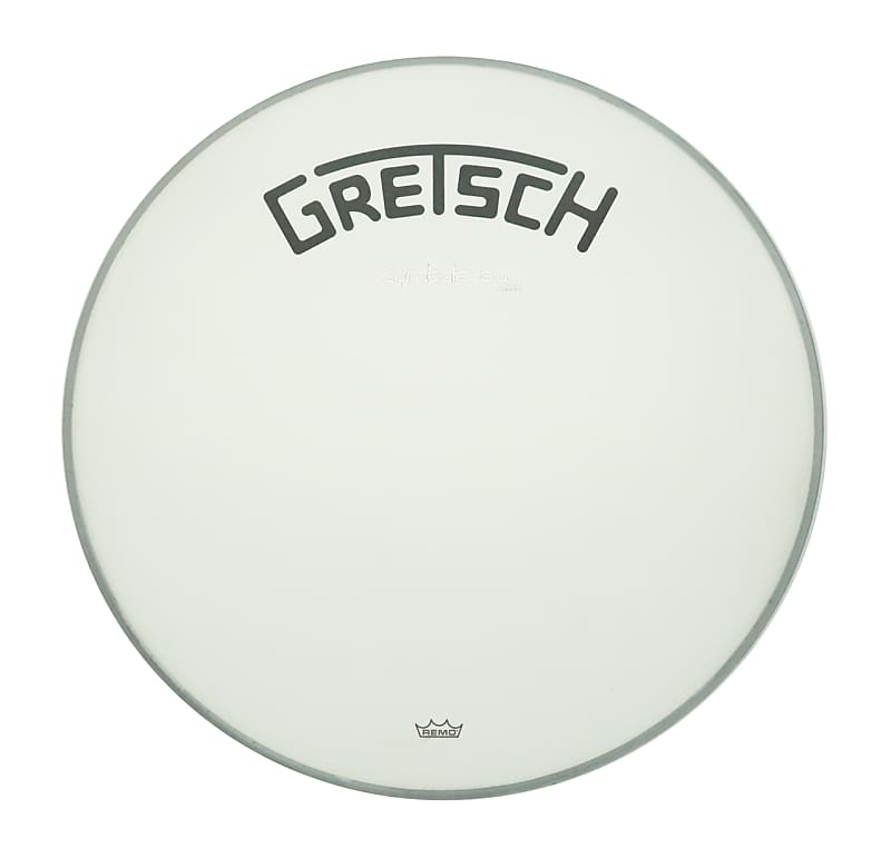 Gretsch Broadkaster Logo Coated 20'' Bass Drum Head image 1