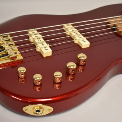 2022 Charvel Pro-Mod San Dimas 5-String Bass JJ V Candy Apple Red w/OHSC image 7