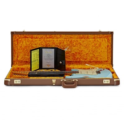 Fender Custom Shop '60 Reissue Stratocaster Relic 2022 Aged Daphne Blue image 8
