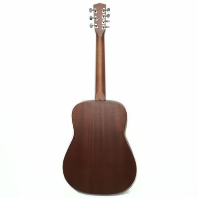 Trembita Brand New Seven 7 Strings Acoustic Guitar, Sand Natural Wood made in Ukraine Beautiful sound image 8