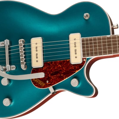 Gretsch G5210T-P90 Electromatic Jet Two 90 Electric w/ Bigsby, Petrol Finish image 4