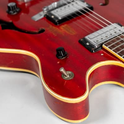 1967 Guild Starfire V Cherry Red Vintage Guitar w/OHSC image 10