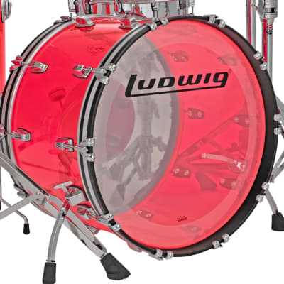 ludwig vistalite bass drum