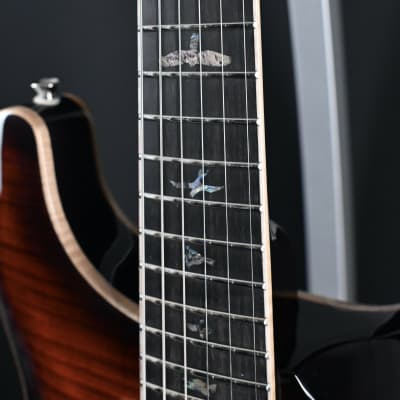 PRS SE Hollowbody II Piezo Orange Tiger Smokeburst #744 image 7