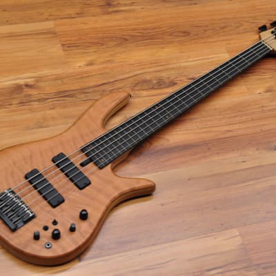 Fodera Monarch Doctorbass Edition 2023 Fretless 5 string (lined) image 3