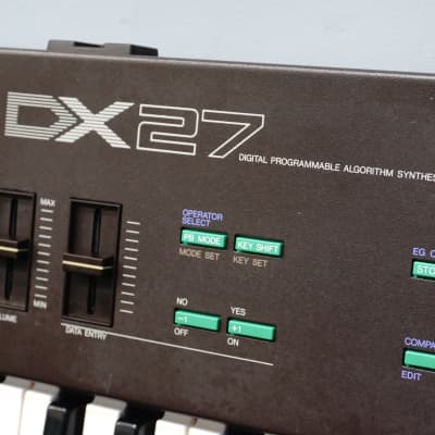 YAMAHA DX27 FM Vintage 80's Polyphonic Digital Synthesiser W/ MIDI image 8