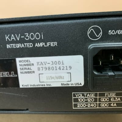 Krell KAV-300I 2 Channel Integrated Amplifier - Tested - Cleaned image 6