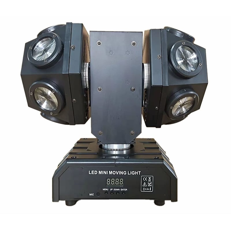 180W Two Head Football Led Beam Moving Head Wash Stage Light Dmx512 13/16  Channels Dj Disco Effect Lighting Party Event Show