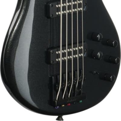 Jackson X Series Spectra Bass SBX V 5-String Bass Guitar, Metallic Black image 2