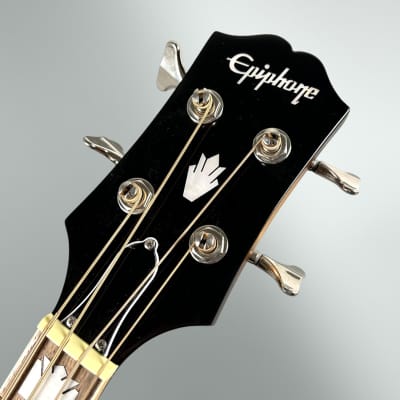 Epiphone El Capitan J-200 Studio Bass 2022 Aged Vintage Sunburst image 13
