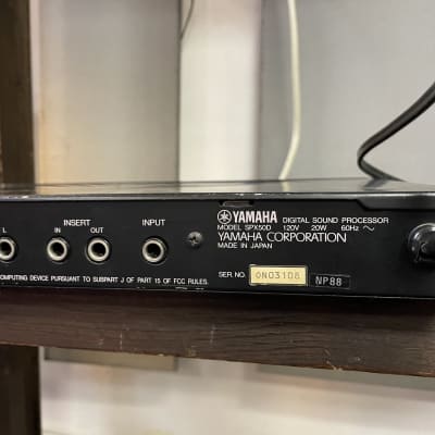 Yamaha SPX50D - low battery, but does work image 9