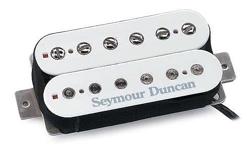 Seymour Duncan 11102-01-W SH-2n Jazz Model Alnico V Humbucker Neck Pickup, 4 Cond, White image 1