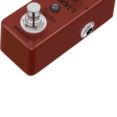 Rowin Rowin Overdrive Guitar Effect Pedal Mini Analog Pedal Classic Blues True Bypass 2023 - Rust image 4