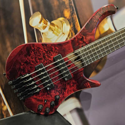 Ibanez EHB1505-SWL Bass Workshop 5-Str Stained Wine Red Low Gloss Incl. Gigbag for sale