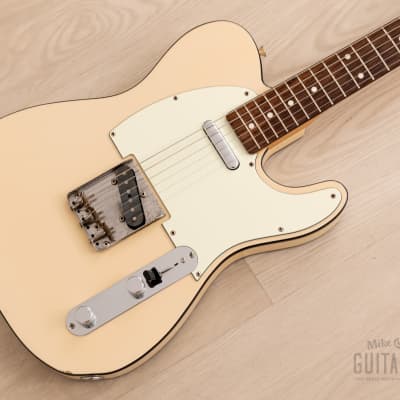 2014 Fender Telecaster Custom '62 Vintage Reissue TL62B Olympic White, Japan MIJ image 1