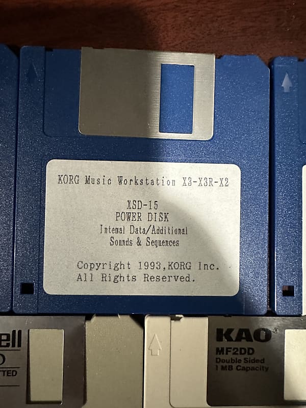 Korg X series Floppy Disks | Reverb