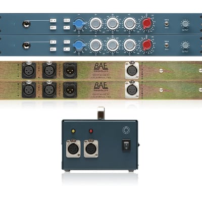BAE Audio 1023 Mic Pre / EQ | Stereo Pair with Power Supply | Pro Audio LA image 1