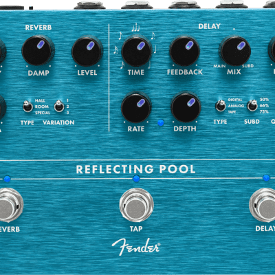 Fender Reflecting Pool Delay & Reverb | Reverb