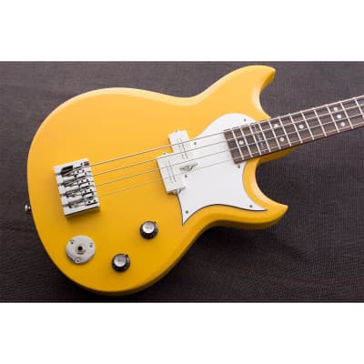 Reverend Mike Watt Signature Wattplower Bass Guitar - Satin Watt Yellow image 3