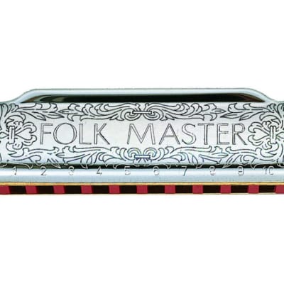 Suzuki FolkMaster Diatonic 10-Hole Harmonica Box Set - 12 Keys w/ Case image 2