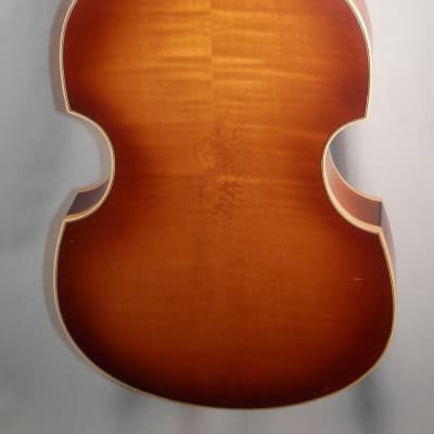 Hofner 500/1-61L-RLC-0 1961 Relic Violin Bass Sunburst Left Handed Made in Germany w/case German image 11