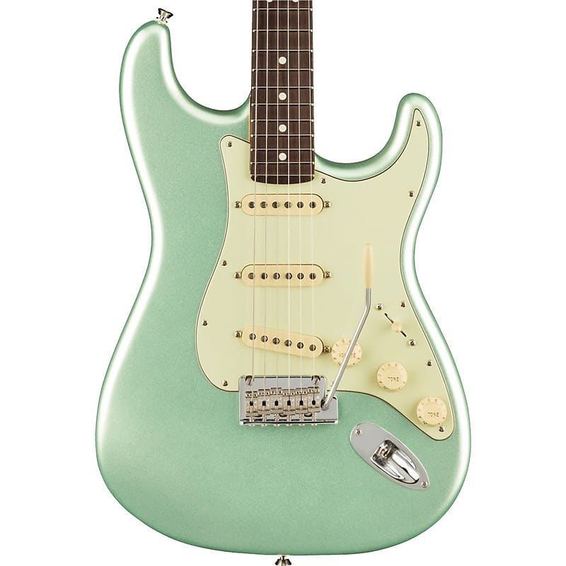 Fender American Professional II Stratocaster, Rosewood Fingerboard, Mystic Surf Green image 1