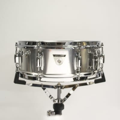 Ludwig S-102 Standard 5x14" Matte Aluminum Snare Drum 1970s