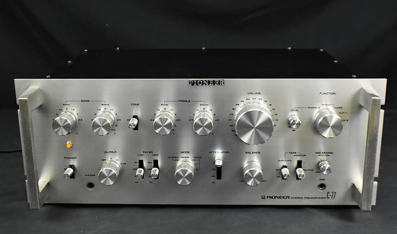 Pioneer C-77 Stereo Preamplifier [Japanese Vintage!] in Very Good Condition