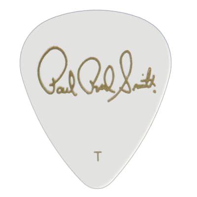 Paul Reed Smith PRS Solid White Celluloid Guitar Picks (12 Pack) – Thin image 2