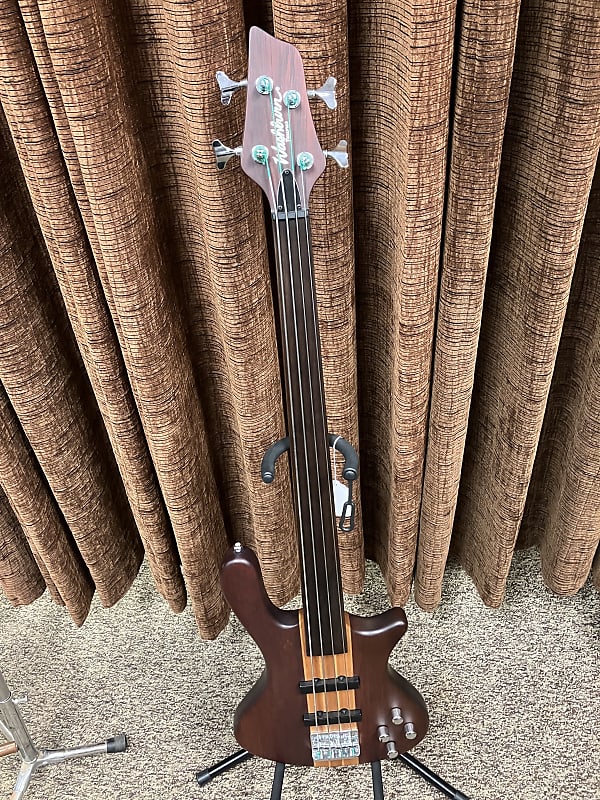 Washburn Taurus Fretless 4 String Electric Bass (T-24?) Natural Neck Thru