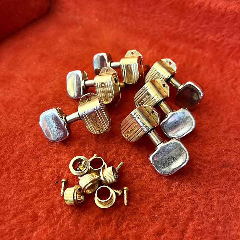Grover Imperial Gretsch guitar tuners c 1966 Gold original Reverb