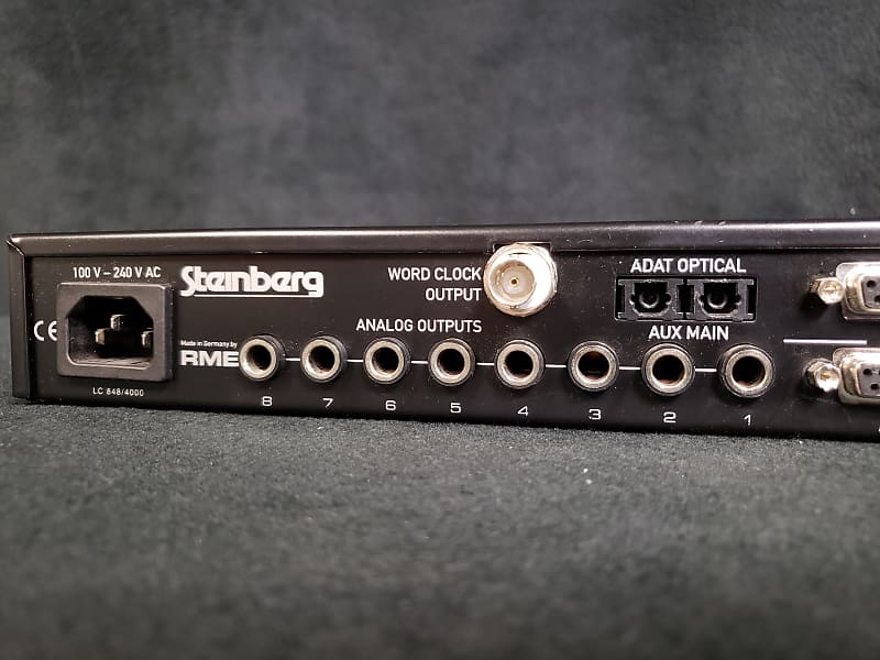 【ジャンク】 Steinberg Nuendo 8 I/O Steinberg / RME Nuendo 8 I/O 8-Channel A/D AD/DA analog