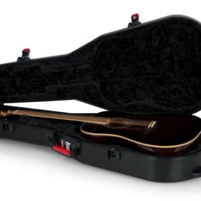 Gator Cases Molded Flight Case For Acoustic Dreadnought Guitars With TSA Approved Locking Latch (GTSA-GTRDREAD) image 2