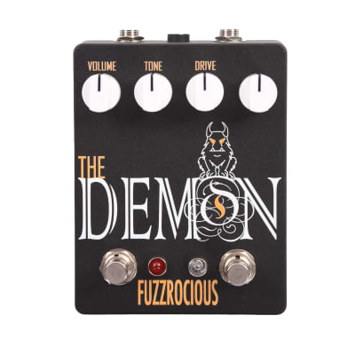 Fuzzrocious Demon Med/High Overdrive w/2nd Drive Mod CME Exclusive Black/Orange (CME Exclusive) image 1