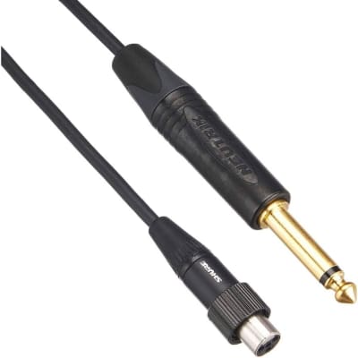 Shure WA305 1/4-Inch TA4F Premium Cable Thread Lock Collar 3ft image 2
