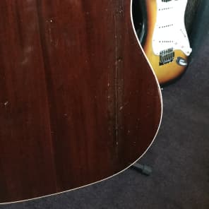 Gibson J-45 Acoustic Guitar 1967 Cherry Sunburst image 11
