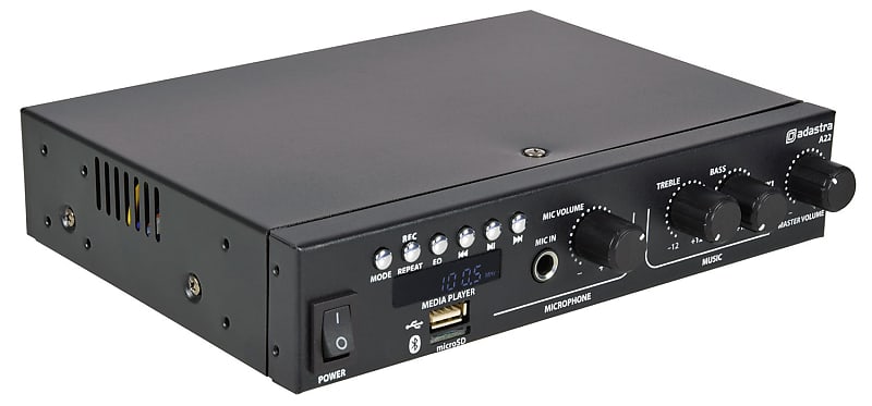 Adastra A22 Compact Stereo PA Amplifier image 1