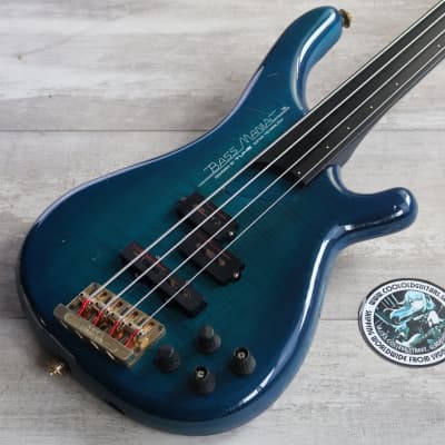 【11158】 TUNE BASS MANIAC standard Blue Tune Guitar Maniac bass guitars for sale in USA | guitar-list