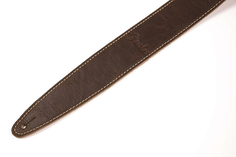 Genuine Fender 2" Artisan Leather Strap - Brown 099-0621-050 image 1