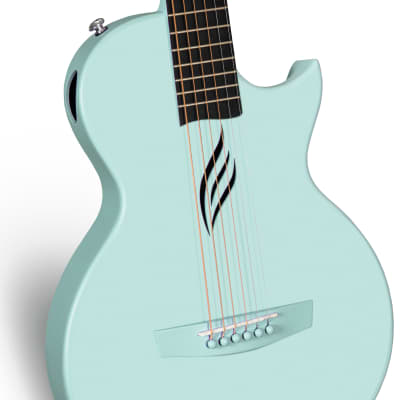 Enya Nova Go Carbon Fiber Acoustic Guitar Blue (1/2 Size) image 3