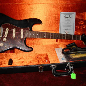 Fender Custom Shop 1969 Stratocaster relic 2007 RARE black w Fender Custom Shop 1969 Stratocaster relic 2007 RARE black w